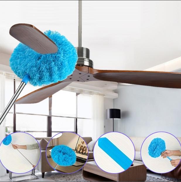 Microfiber Ceiling Fan Duster Washable With Extension