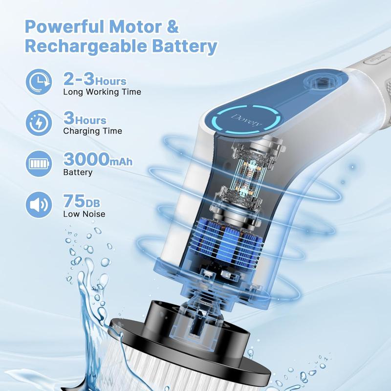 Cordless Cleaning Brush Electric Spin Scrubber